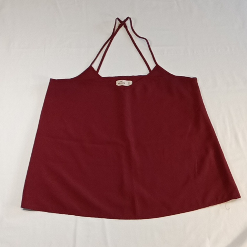 Hollister Tops Maroon Tank Top Size medium